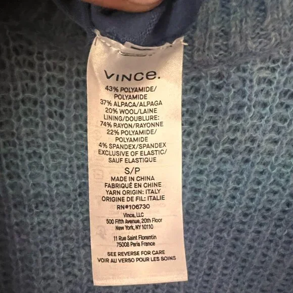 Vince Blue Gradient Maxi Dress - Picture 9 of 10